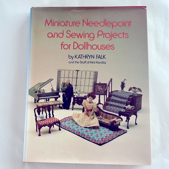 1997 Miniature Needlepoint and Sewing Projects for Dollhouses Kathryn Falk BOOK - Picture 1 of 17